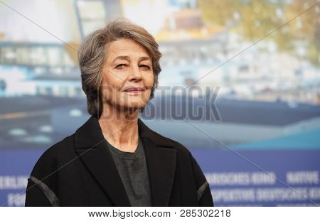  Charlotte Rampling at the Hommage Charlotte Rampling press conference during the 69th Berlinale  Festival Berlin at Grand Hyatt Hotel on February 14, 2019 in Berlin, Germany.        