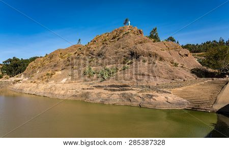 Ethiopia, Axum, The Ruins Of The Baths Of The Queen Of Saba, Africa