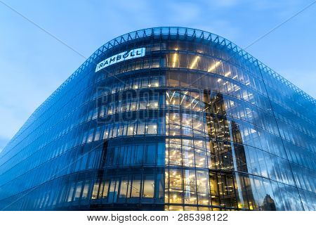 Copenhagen, Denmark - February 28, 2017: Exterior View Of The Ramboll Group Headquarters. Ramboll Is