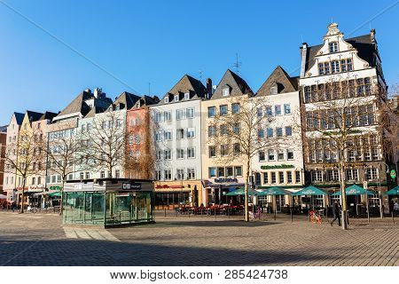 Heumarkt In Cologne, Germany