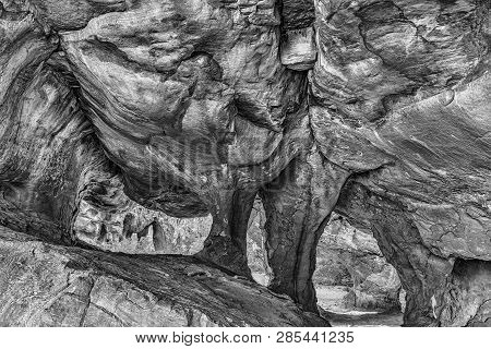 The Main Stadsaal Cave In The Cederberg Mountains In The Western Cape Province Of South Africa. Mono