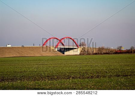 Bridge Of B6n Near Köthen Saxony Anhalt Photographed From Public Space