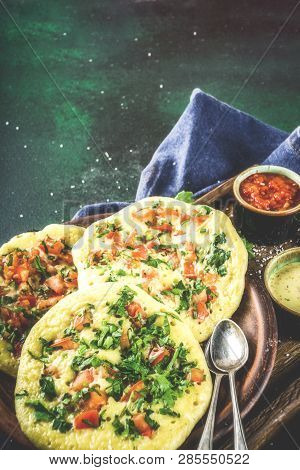 Indian Uttapam Pancakes