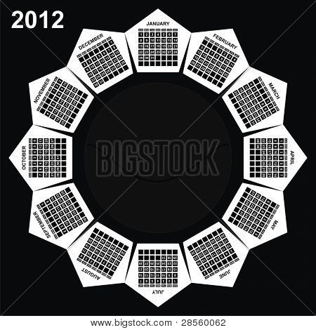 VECTOR - Design calendrier 2012