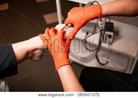 Medical Office, Podology, Treatment Of Foot Problems, Doctor And Patient, Healthy Lifestyle