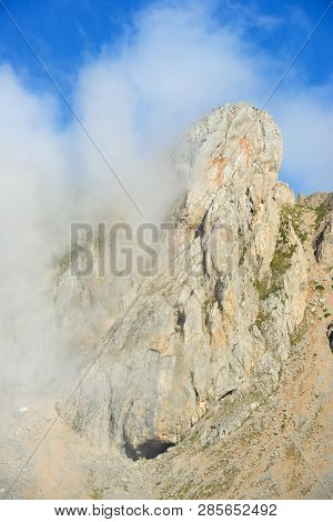 Peaks in Oza Valley, Pyrenees, Spain.