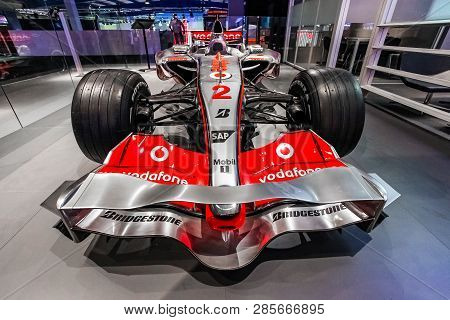 Mclaren Formula One Racing Car On Display