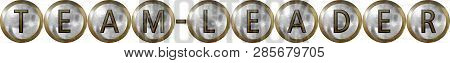 Team-leader, Concept With Useful Headings In Metal Design