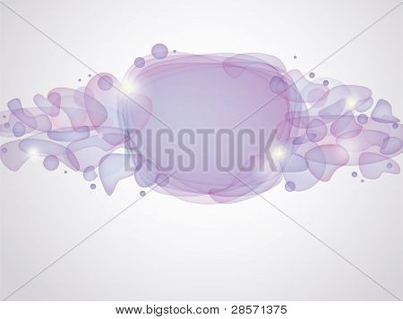 Abstract vector background of bubbles