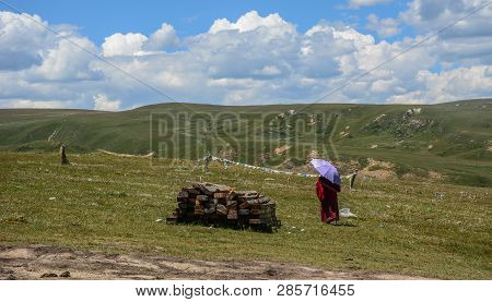 Mountain Scenery Of Garze Tibetan
