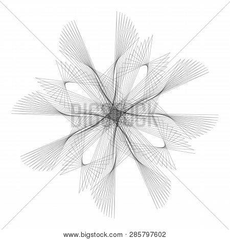 Mandala, Optical Illusion, Pattern, Circular Geometric Pattern, Spirogram. Oriental Pattern. Vector 