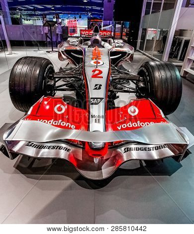 Mclaren Formula One Racing Car On Display