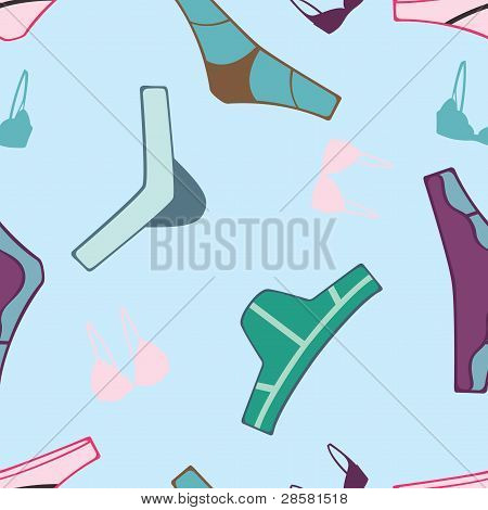 spodní prádlo bezešvé pattern