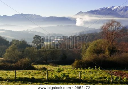 Paesaggio nebbioso