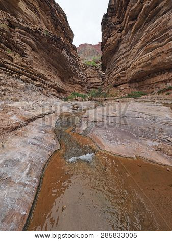 Hermit Creek And The Hermit Trail In Grand Canyon National Park, Arizona.