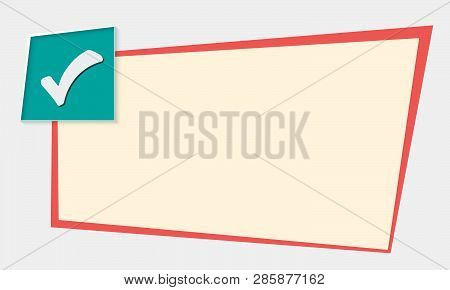 Text Frame For Your Text And Check Box