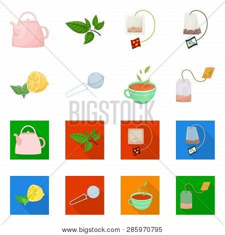Vector Illustration Of Healthy And Floral  Icon. Set Of Healthy And Gradient Stock Vector Illustrati