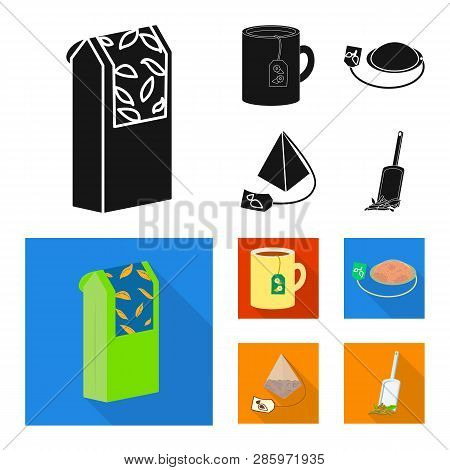 Vector Design Of Healthy And Floral  Sign. Collection Of Healthy And Gradient Vector Icon For Stock.
