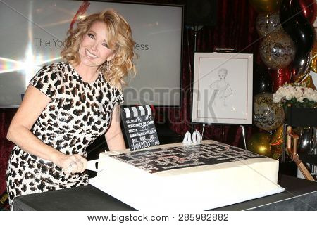 LOS ANGELES - FEB 20:  Melody Thomas Scott at the Melody Thomas Scott Celebrates 40 Years on Y&R Event at CBS Television City on February 20, 2019 in Los Angeles, CA