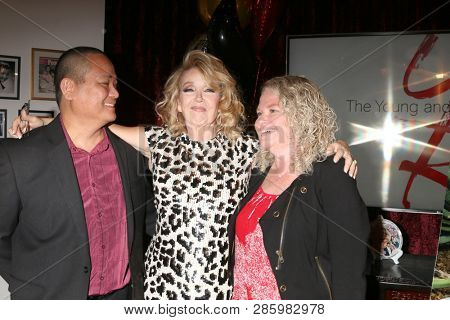 LOS ANGELES - FEB 20:  Melody Thomas Scott, cousins at the Melody Thomas Scott Celebrates 40 Years on Y&R Event at CBS Television City on February 20, 2019 in Los Angeles, CA