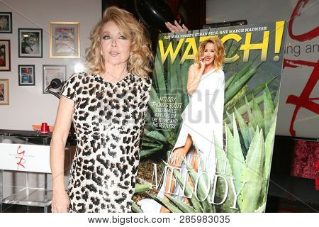 LOS ANGELES - FEB 20:  Melody Thomas Scott at the Melody Thomas Scott Celebrates 40 Years on Y&R Event at CBS Television City on February 20, 2019 in Los Angeles, CA
