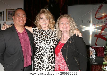 LOS ANGELES - FEB 20:  Melody Thomas Scott, cousins at the Melody Thomas Scott Celebrates 40 Years on Y&R Event at CBS Television City on February 20, 2019 in Los Angeles, CA