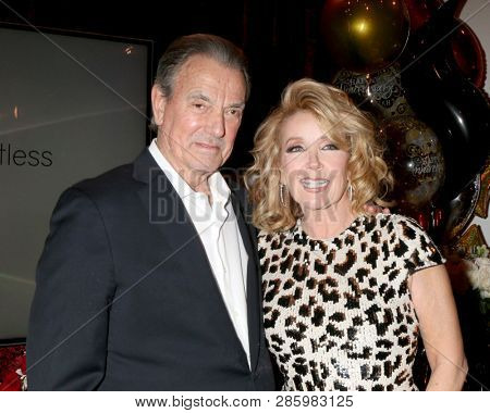 LOS ANGELES - FEB 20:  Eric Braeden, Melody Thomas Scott at the Melody Thomas Scott Celebrates 40 Years on Y&R Event at CBS Television City on February 20, 2019 in Los Angeles, CA