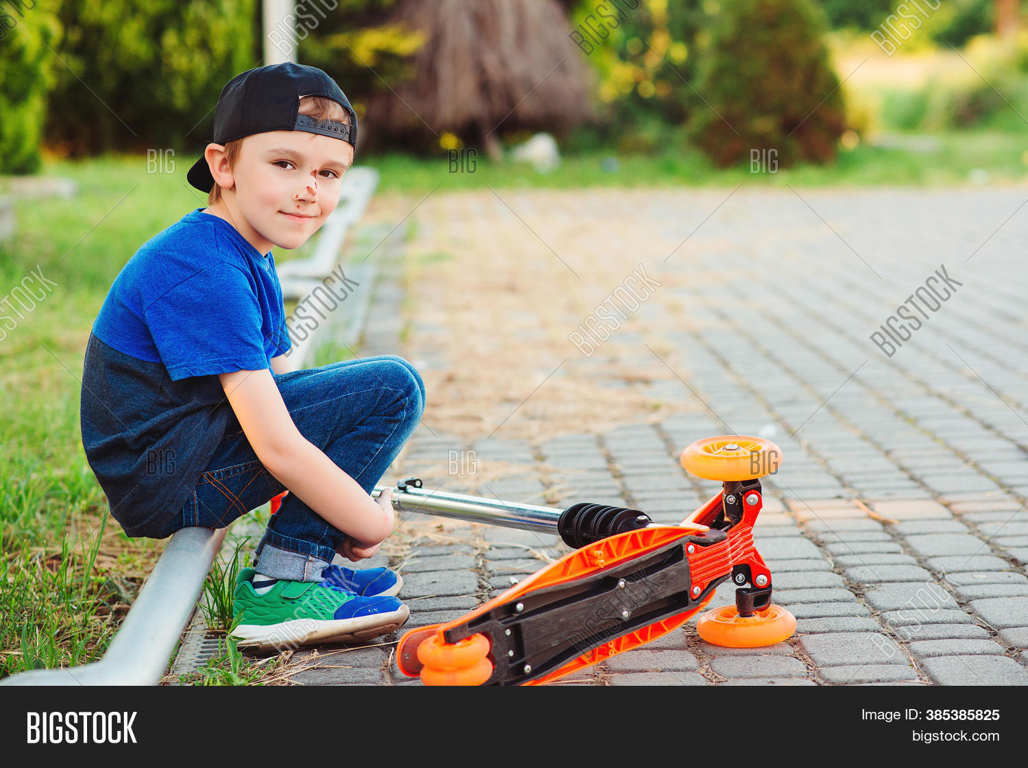 Boy Falling Off His Image & Photo (Free Trial) | Bigstock