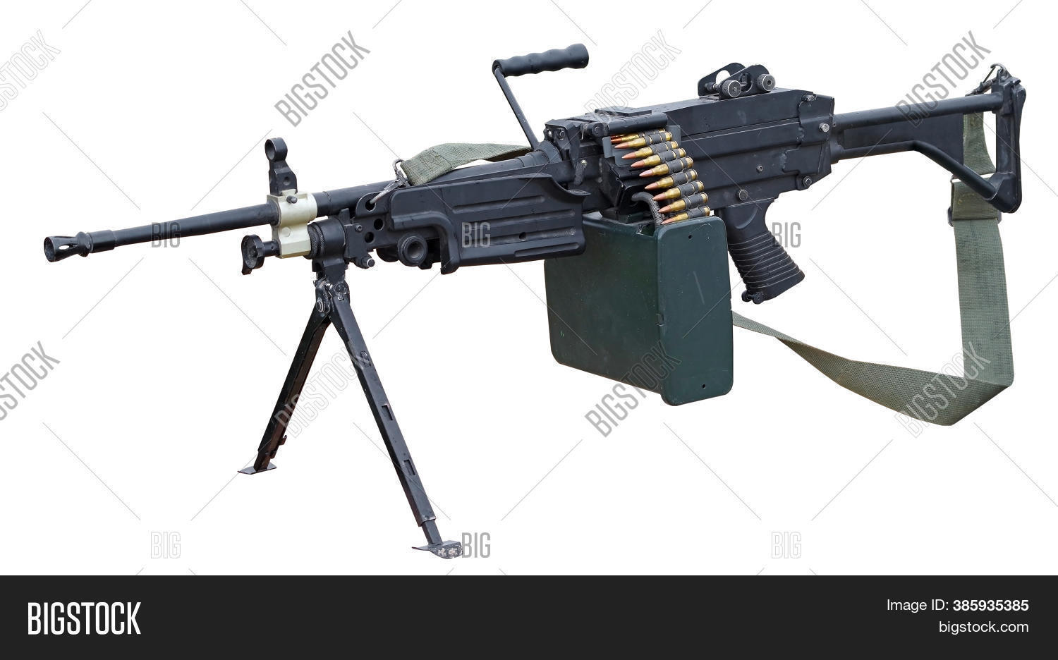 Modern Machinegun On Image & Photo (Free Trial) Bigstock