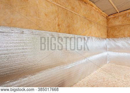 Thermal Insulation Of A Country House From Reflective Foamed Polyethylene Laminated With Lavsan For 