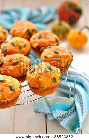 Citrouille et Muffins fromage