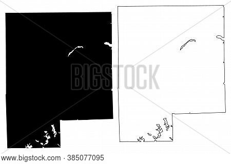 Genesee County, Michigan (u.s. County, United States Of America, Usa, U.s., Us) Map Vector Illustrat