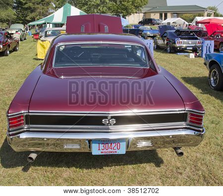 1967 Chevrolet Chevelle Ss görünümü arka