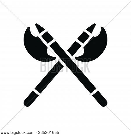 Black Solid Icon For Battle Armed-conflict Struggle Crusade Ancient Sword Premodern Scimitar Saber