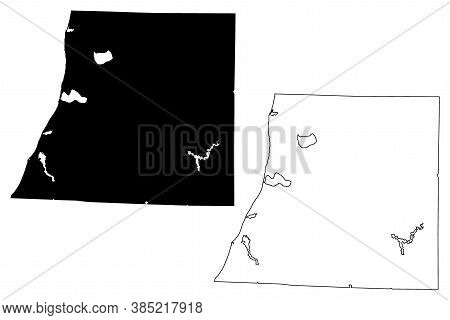 Manistee County, Michigan (u.s. County, United States Of America, Usa, U.s., Us) Map Vector Illustra