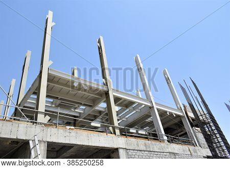 Civil Construction Site Building In Oman. Ibri, Oman : 14-09-2020
