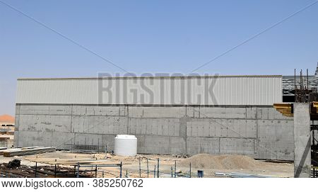 Civil Construction Site Building In Oman. Ibri, Oman : 14-09-2020