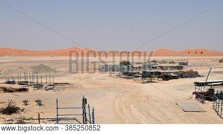 Civil Construction Site Building In Oman. Ibri, Oman : 14-09-2020