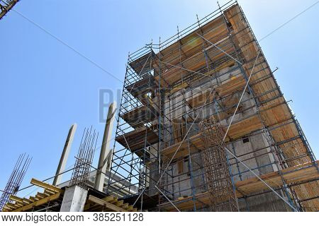 Civil Construction Site Building In Oman. Ibri, Oman : 14-09-2020