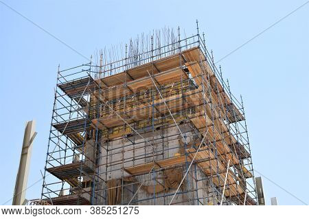 Civil Construction Site Building In Oman. Ibri, Oman : 14-09-2020
