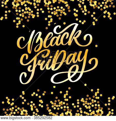 Black Friday Calligraphic Designs Retro Style Elements Vintage Ornaments Sale, Clearance Vector Lett