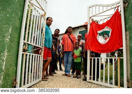 Santa Cruz Cabralia, Bahia / Brazil - November 27, 2008: Member Of The Landless Movement - Mst - Are