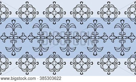 Vector Ornament Decor. Baroque Background Textures.victorian Fabric Tilevector Ornament Decor. Baroq