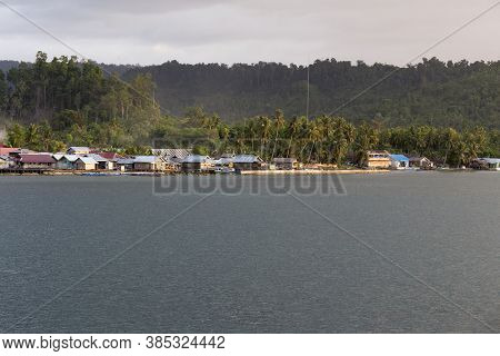 View Of Wakai From Boat In Togian Islands