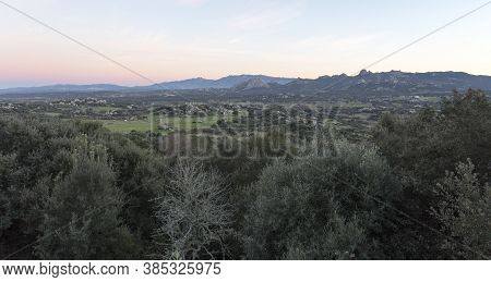 View Of The Landscape During Trekking In Sardinia