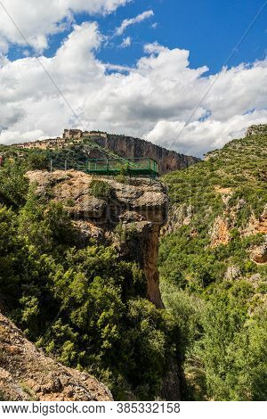 Mountains And Vero River Canyon In Alquezar, Spain