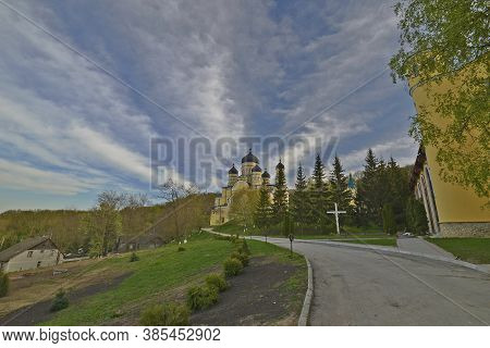 Traveling In Sunny Moldova. Hinku Monastery (full Name Ginkulsky Paraskevievsky Monastery) Was Found