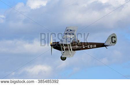 Ickwell, Bedfordshire, England - September 06, 2020: Vintage De Havilland Dh51  