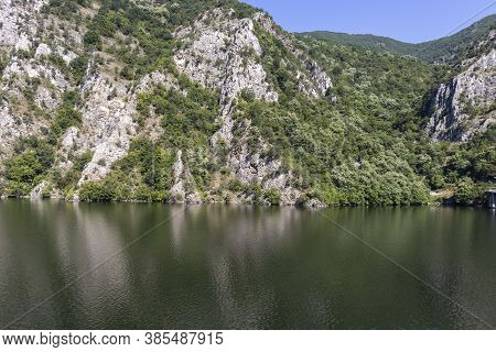 Ladscape Of Krichim Reservoir At Rhodopes Mountain, Bulgaria