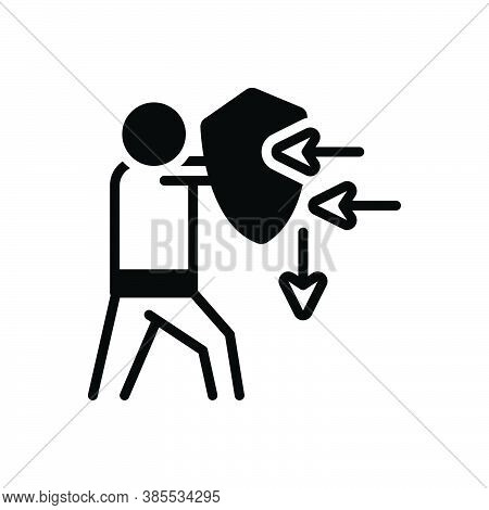 Black Solid Icon For Defend Guard Safeguard Secure Shield Keep-safe Keep-from-harm Protect